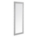 Modway EEI-7117 Emmeline Scalloped Rectangle Floor Mirror