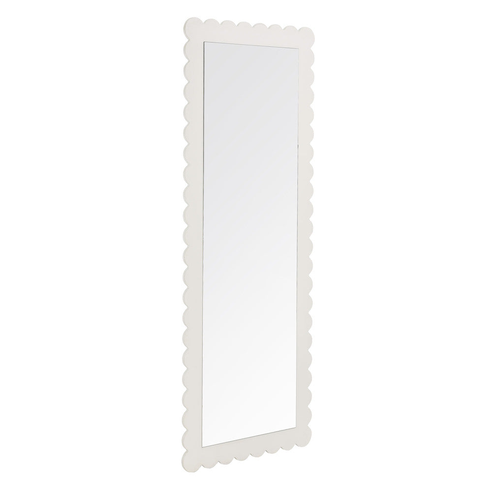 Modway EEI-7117 Emmeline Scalloped Rectangle Floor Mirror