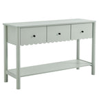 Modway EEI-7154 Emmeline 3-Drawer Scalloped Console Table