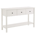 Modway EEI-7154 Emmeline 3-Drawer Scalloped Console Table
