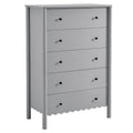 Modway EEI-7156 Emmeline Scalloped 5-Drawer Chest