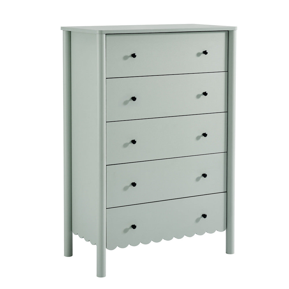 Modway EEI-7156 Emmeline Scalloped 5-Drawer Chest