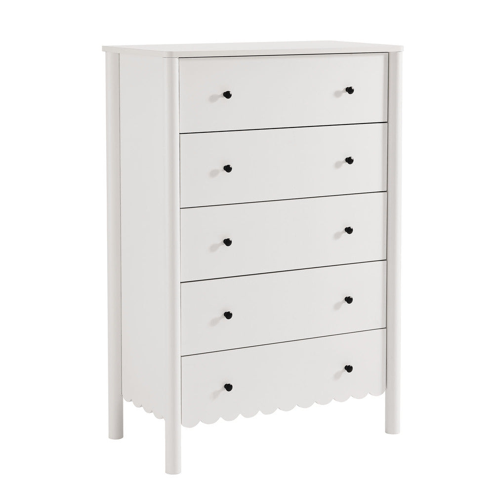 Modway EEI-7156 Emmeline Scalloped 5-Drawer Chest