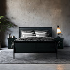 ACME 23727EK Louis Philippe Eastern King Bed, Black (1Set/2Ctn)