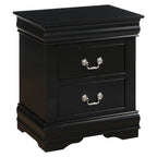 ACME 23733 Louis Philippe Nightstand, Black