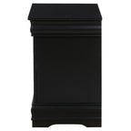 ACME 23733 Louis Philippe Nightstand, Black