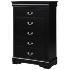 ACME 23736 Louis Philippe Chest, Black