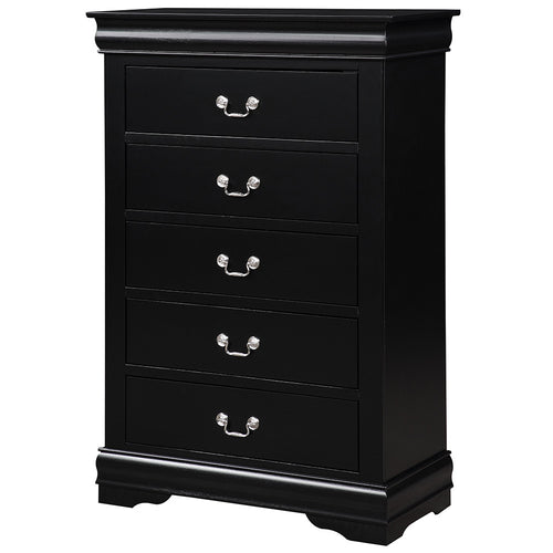 ACME 23736 Louis Philippe Chest, Black