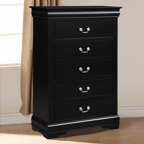 ACME 23736 Louis Philippe Chest, Black