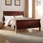 ACME 23747EK Louis Philippe Eastern King Bed, Cherry (1Set/2Ctn)