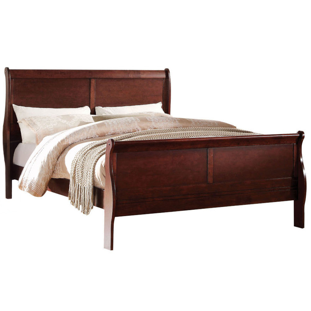 ACME 23747EK Louis Philippe Eastern King Bed, Cherry (1Set/2Ctn)