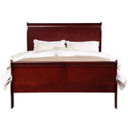 ACME 23750Q Louis Philippe Queen Bed, Cherry (1Set/2Ctn)