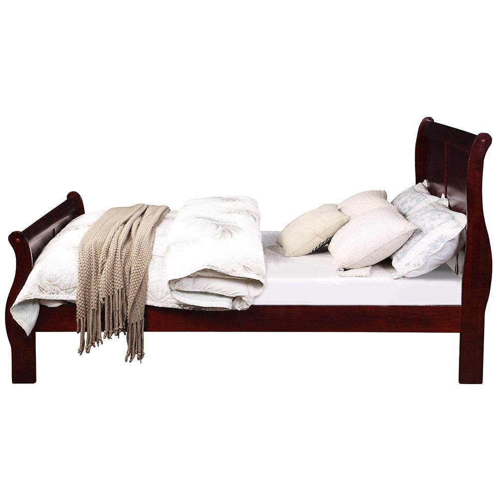 ACME 23750Q Louis Philippe Queen Bed, Cherry (1Set/2Ctn)