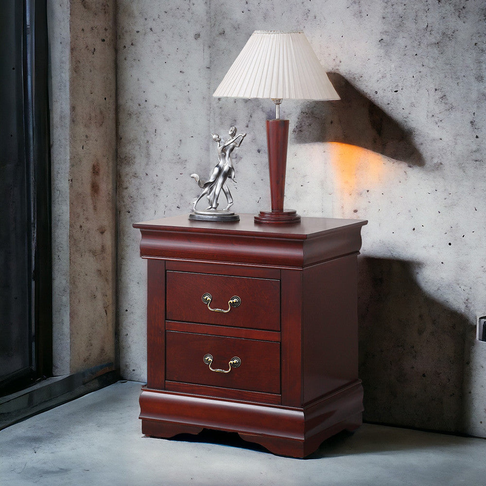 ACME 23753 Louis Philippe Nightstand, Cherry