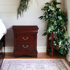 ACME 23753 Louis Philippe Nightstand, Cherry