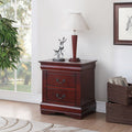 ACME 23753 Louis Philippe Nightstand, Cherry