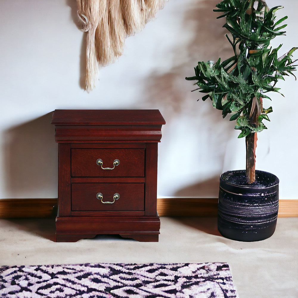 ACME 23753 Louis Philippe Nightstand, Cherry