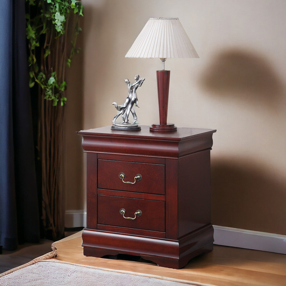 ACME 23753 Louis Philippe Nightstand, Cherry