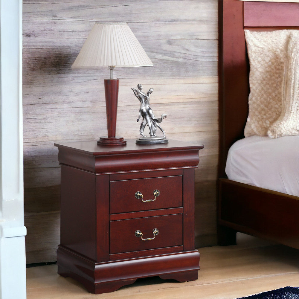ACME 23753 Louis Philippe Nightstand, Cherry