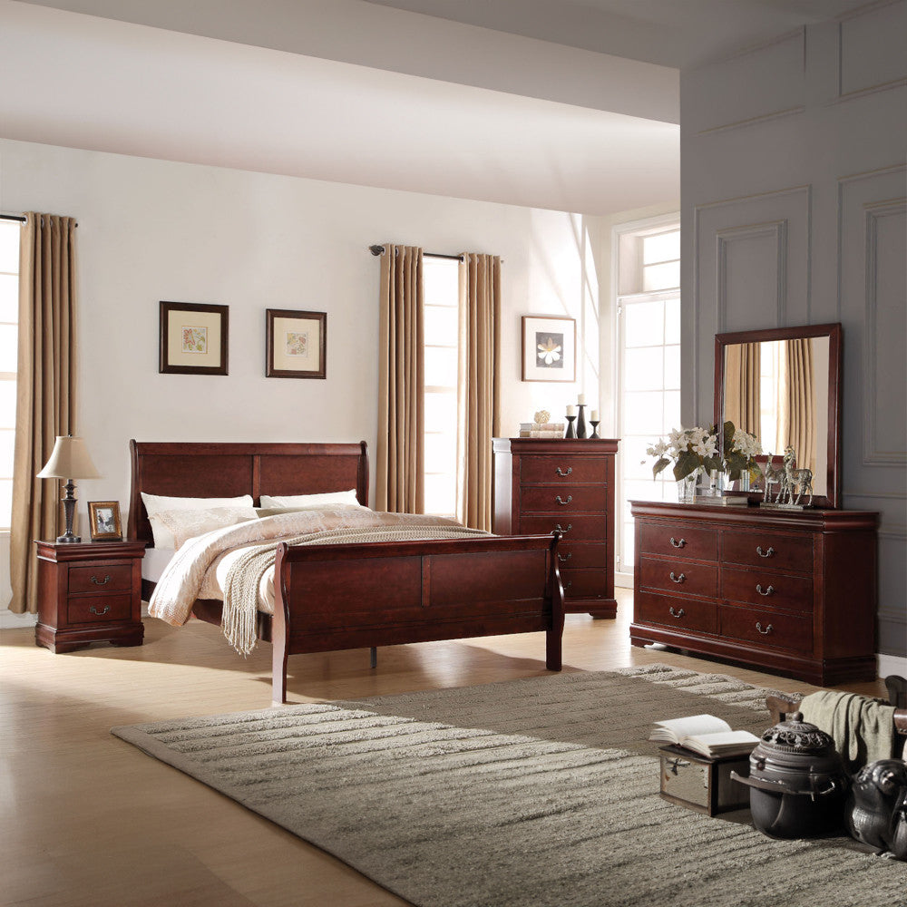 ACME 23753 Louis Philippe Nightstand, Cherry