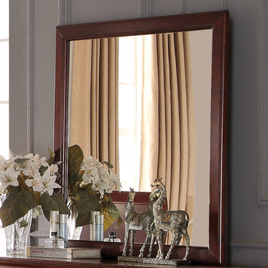 ACME 23754 Louis Philippe Mirror, Cherry
