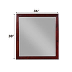 ACME 23754 Louis Philippe Mirror, Cherry