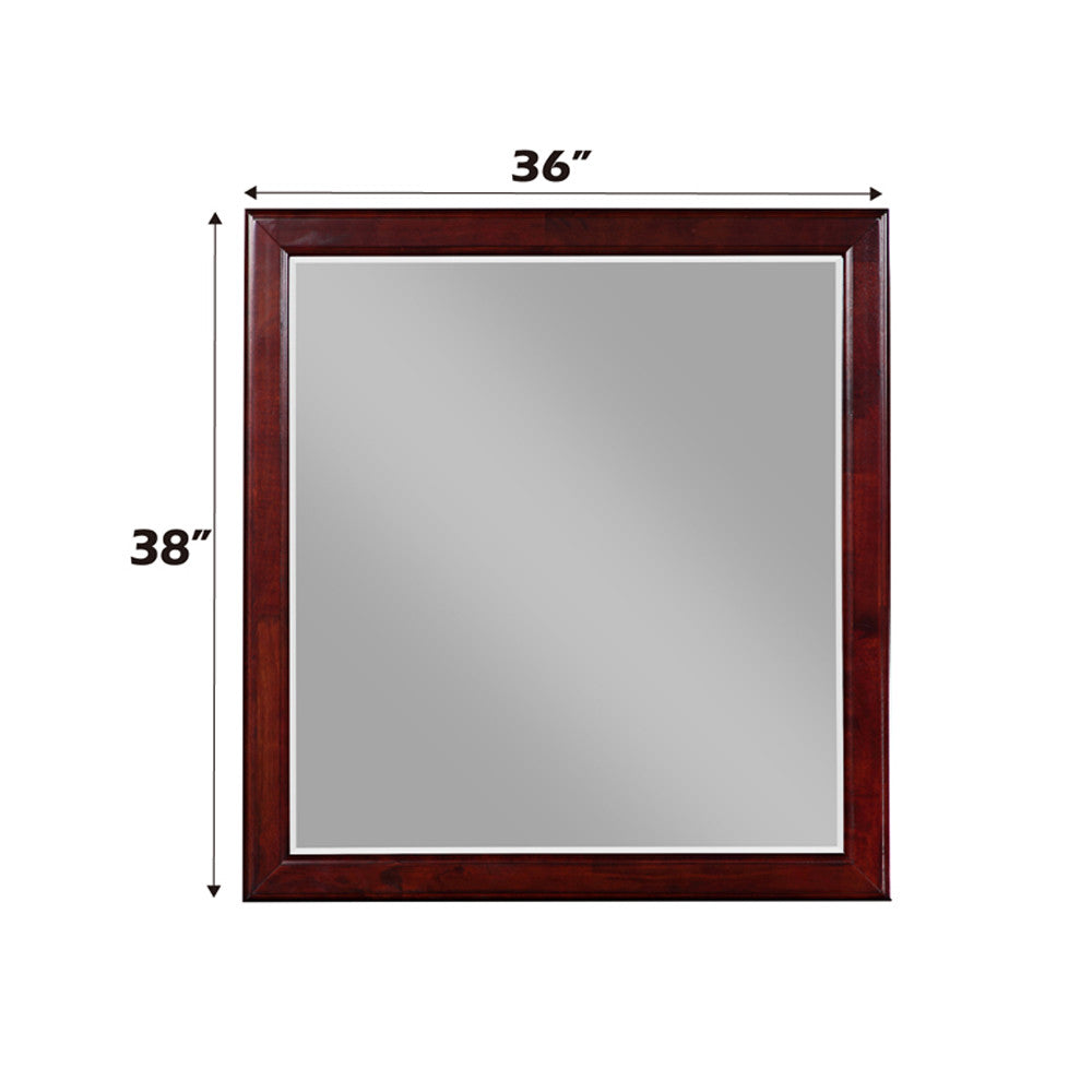 ACME 23754 Louis Philippe Mirror, Cherry