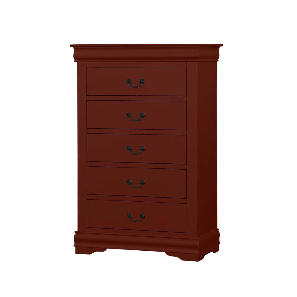 ACME 23756 Louis Philippe Chest, Cherry