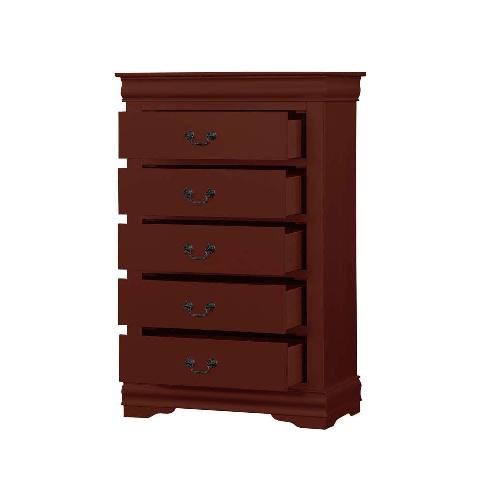 ACME 23756 Louis Philippe Chest, Cherry