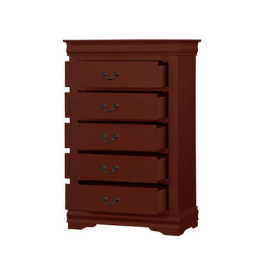 ACME 23756 Louis Philippe Chest, Cherry