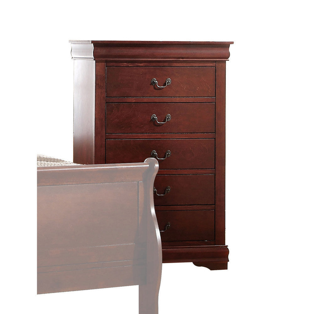 ACME 23756 Louis Philippe Chest, Cherry