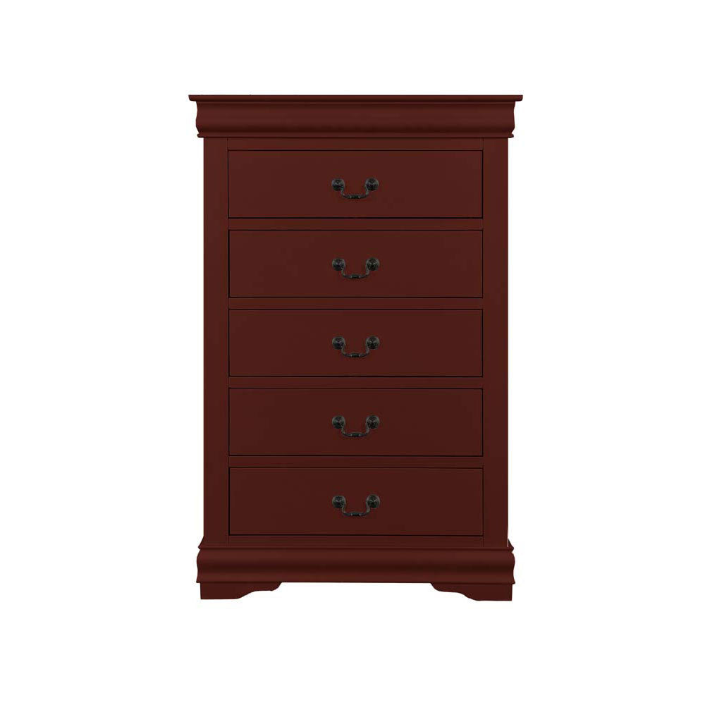 ACME 23756 Louis Philippe Chest, Cherry
