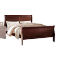 ACME 23757F Louis Philippe Full Bed, Cherry (1Set/2Ctn)