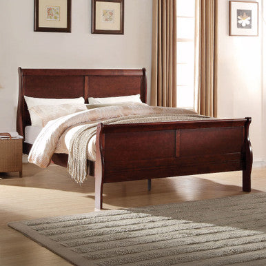 ACME 23760T Louis Philippe Twin Bed, Cherry (1Set/2Ctn)