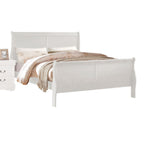 ACME 23827EK Louis Philippe Eastern King Bed, White (1Set/2Ctn)