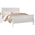 ACME 23830Q Louis Philippe Queen Bed, White (1Set/2Ctn)