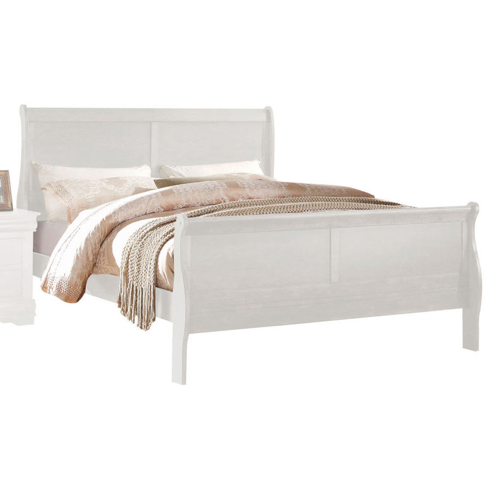 ACME 23830Q Louis Philippe Queen Bed, White (1Set/2Ctn)