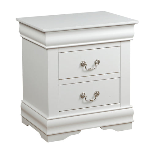 ACME 23833 Louis Philippe Nightstand, White