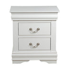 ACME 23833 Louis Philippe Nightstand, White