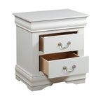 ACME 23833 Louis Philippe Nightstand, White