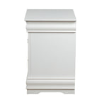 ACME 23833 Louis Philippe Nightstand, White