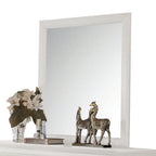 ACME 23834 Louis Philippe Mirror, White