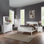 ACME 23834 Louis Philippe Mirror, White