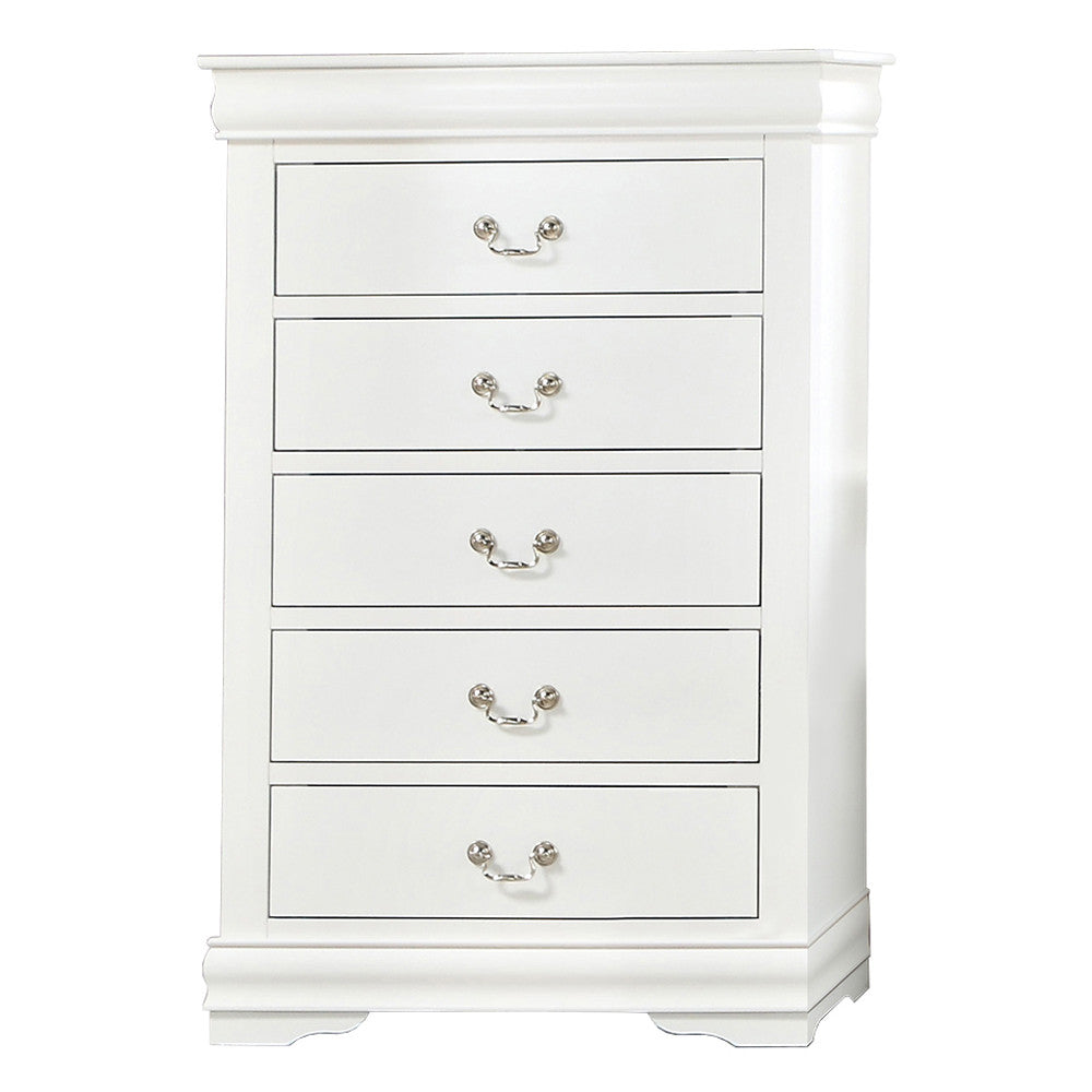 ACME 23836 Louis Philippe Chest, White