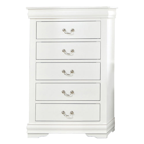 ACME 23836 Louis Philippe Chest, White