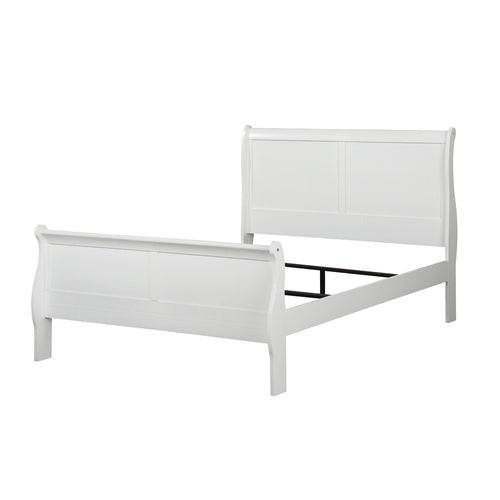 ACME 23845T Louis Philippe Twin Bed, White (1Set/2Ctn)