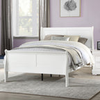 ACME 23845T Louis Philippe Twin Bed, White (1Set/2Ctn)