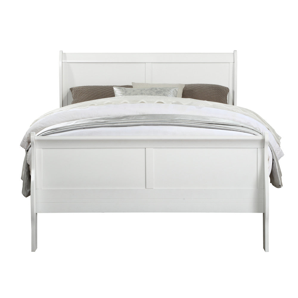 ACME 23845T Louis Philippe Twin Bed, White (1Set/2Ctn)