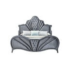 ACME 24227EK Dante Eastern King Bed, Gray Velvet