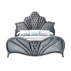 ACME 24230Q Dante Queen Bed, Gray Velvet